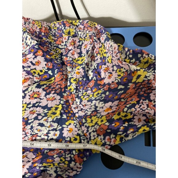 Seraphine Maternity Dress Long Sleeve Floral Midi Nursing Access size US 10 - Picture 11 of 14